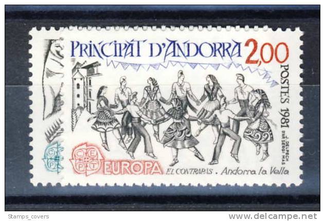 ANDORRE MNH** MICHEL 313/14 EUROPA 1981 - 1981