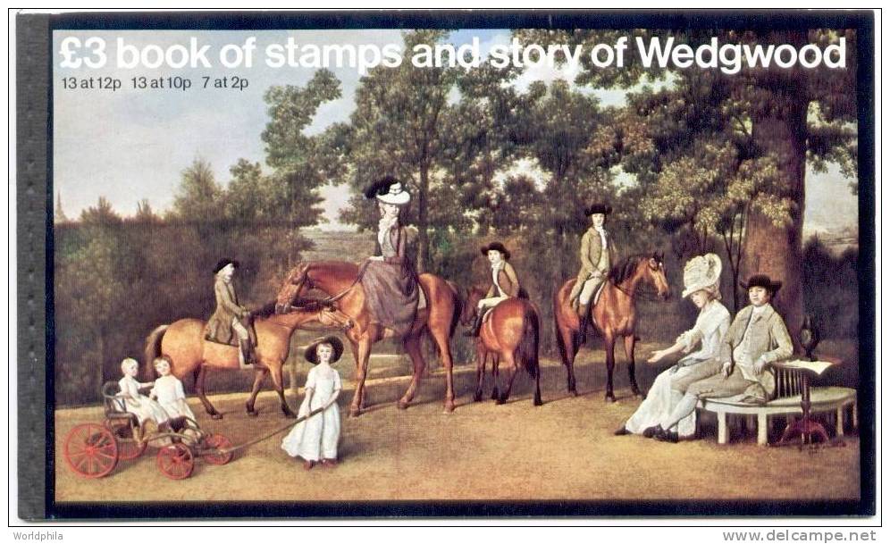 GB / UK / England £3 Story Of WEDGWOOD SPONSORED Complete MNH ** BOOKLET 1980 - Booklets