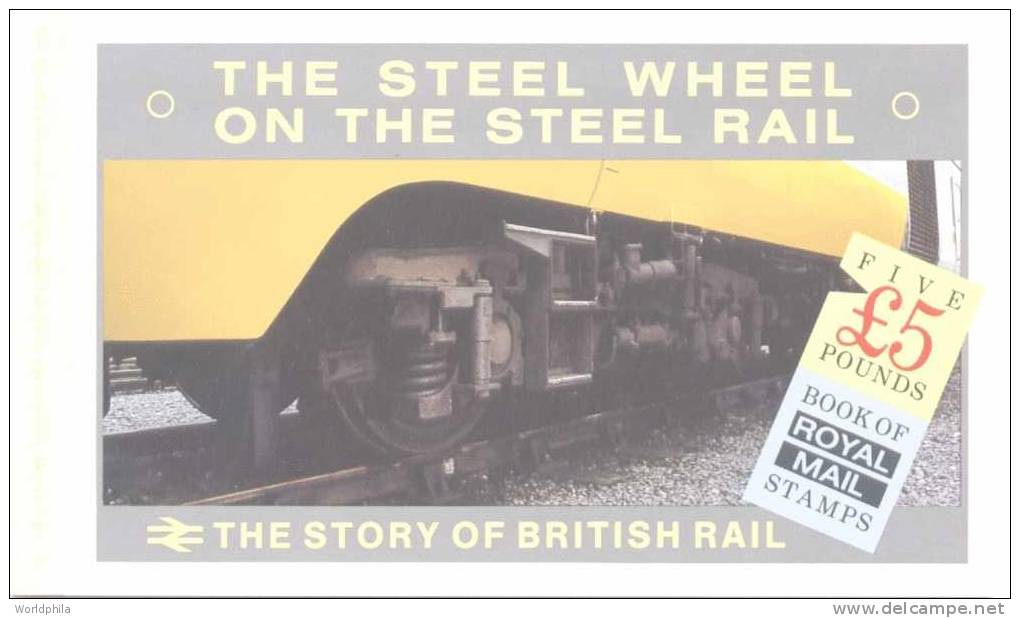 GB / UK / England £5 The Story Of The British Rail  Complete MNH ** Prestige BOOKLET 1986 - Booklets
