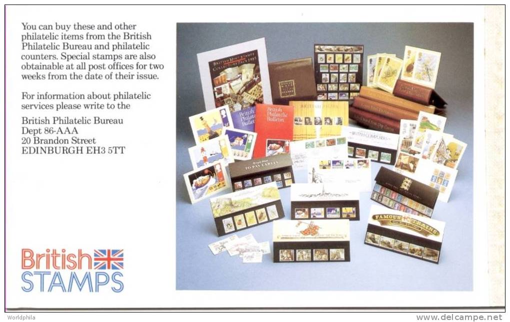 GB / UK / England £5 The Story Of The British Rail  Complete MNH ** Prestige BOOKLET 1986 - Postzegelboekjes