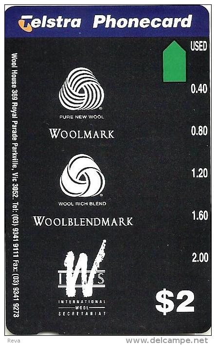 AUSTRALIA $2  WOOLMARK  STORES   WOOL TRADE  MARKS AUS-417 MINT RATED RRRR  NOT FOR  SALE !!! READ DESCRIPTION !! - Australie