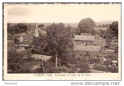 CELLES-PANORAMA ET ROUTE DE LA GARE - Celles