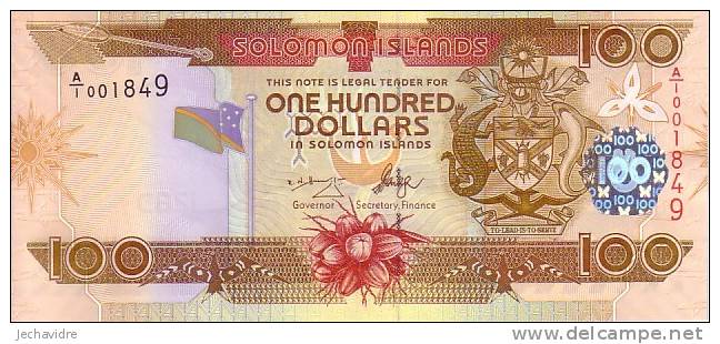 SALOMONS ISLANDS    100 Dollars  Non Daté (2006)   Pick 30    ***** BILLET  NEUF ***** - Solomonen