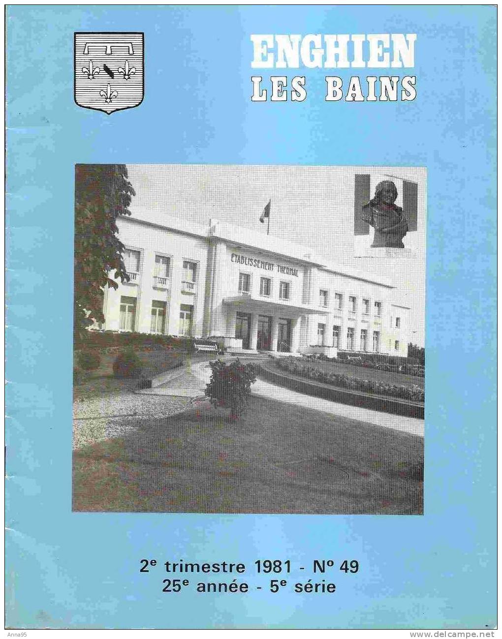 BULLETIN MUNICIPAL/  ENGHIEN LES BAINS 1981 N° 49 - Tourisme