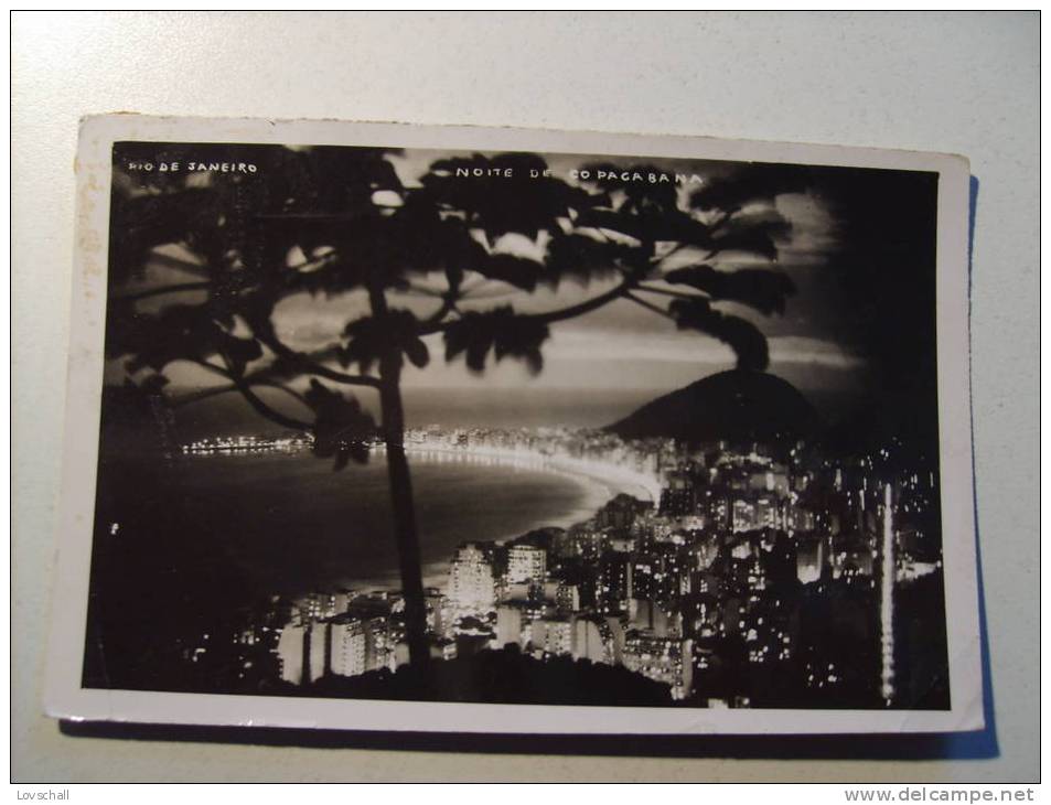 Rio De Janeiro. -  Noite De Copacabana.  (5 - 9 - 1957) - Copacabana