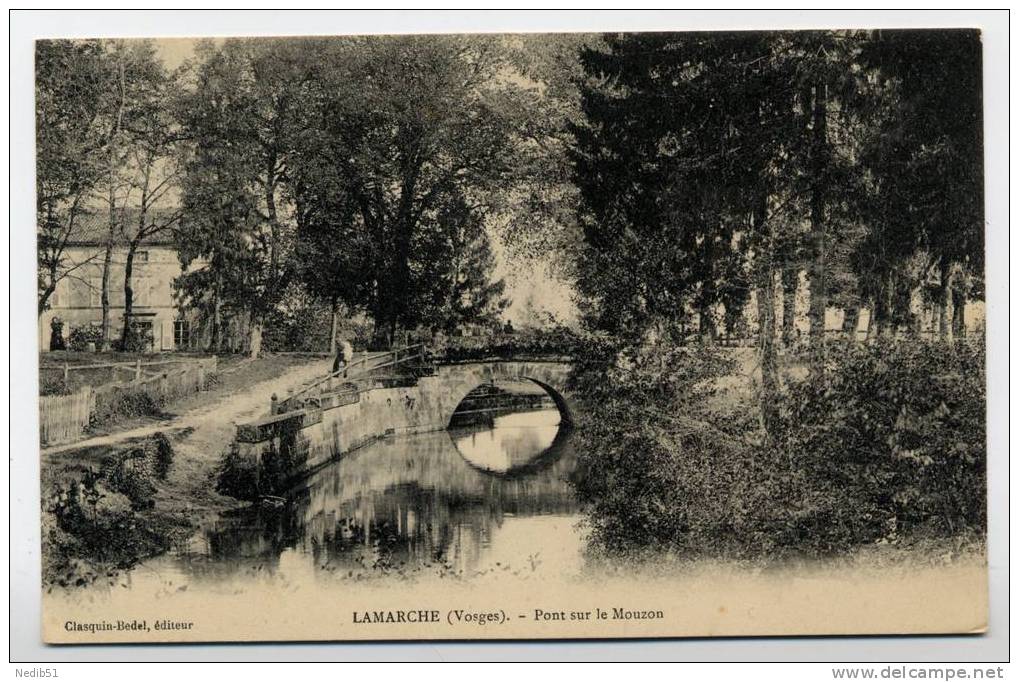 *** 88 *** LAMARCHE *** PONT SUR LE MOUZON *** ANIME ***  Clasquin-Bedel Ed *** - Lamarche