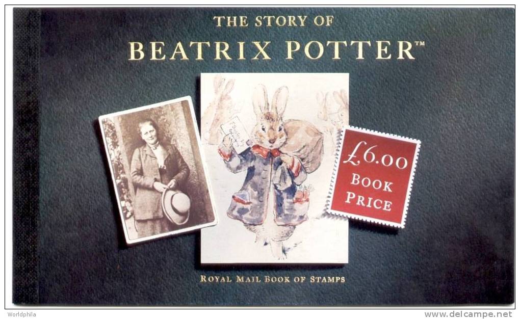 GB / UK / England £6 "The Story Of Beatrix Potter"  Complete MNH ** Prestige BOOKLET 1993 - Booklets