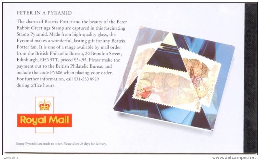 GB / UK / England £6 "The Story Of Beatrix Potter"  Complete MNH ** Prestige BOOKLET 1993 - Cuadernillos