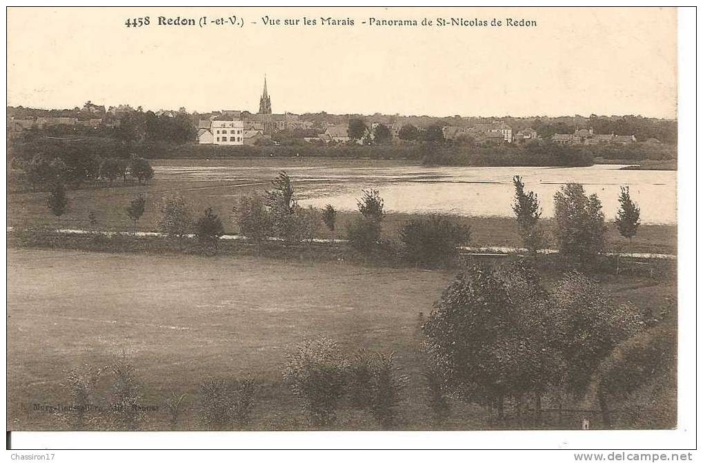 35 - REDON  -  Vue Sur Les Marais - Panorama De  ST NICOLAS De Redon - Redon