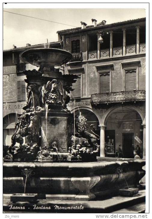 FAENZA-1958- Fontana Monumentale - Faenza