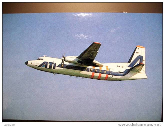 FOKKER F 27 ATI RADIOMISURE  ITALIAN COMPANY ITALIA ITALIE - 1946-....: Ere Moderne