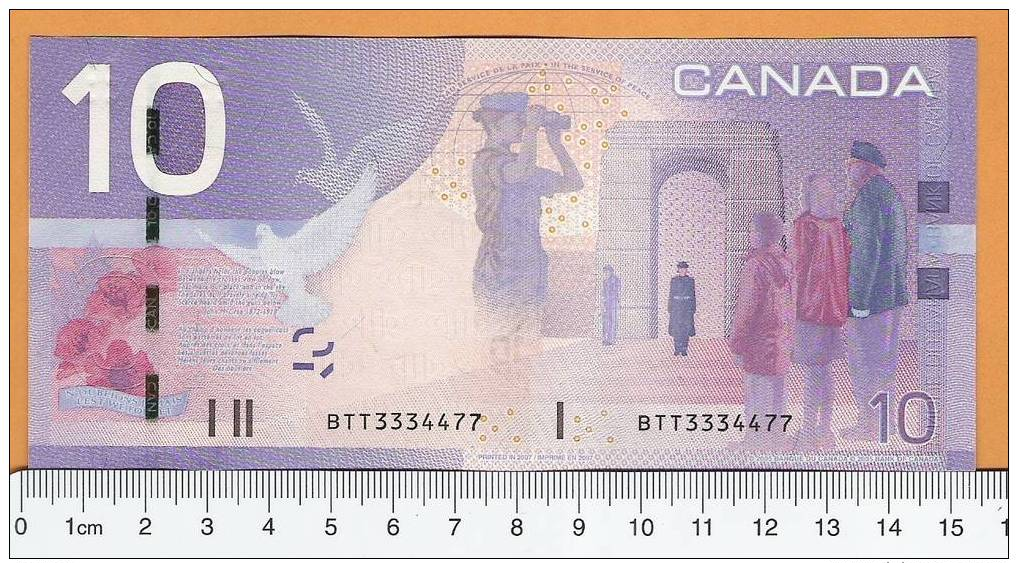 CANADA 2005 $10 BANK NOTE - Canada