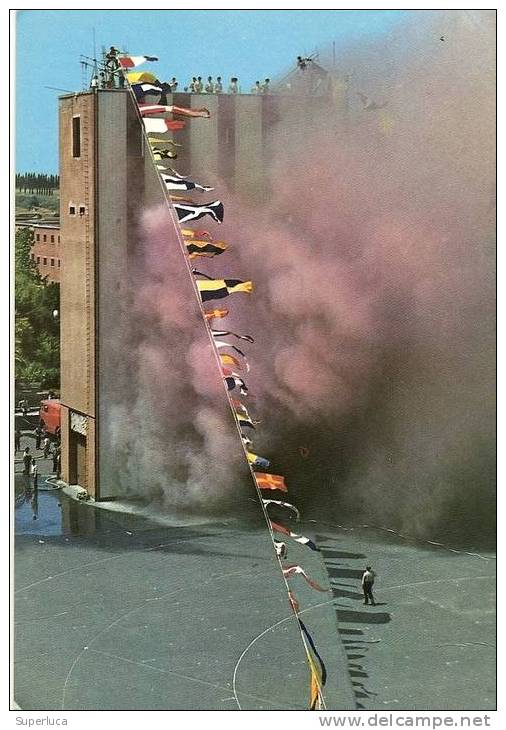 Roma-capanelle Scuole Centrali Antincendi-manovra Incendio - Sapeurs-Pompiers