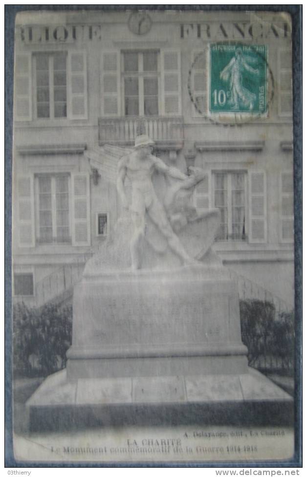 CPA 58-LA CHARITE-LE MONUMENT COMMEMORATIF DE LA GUERRE DE 1914 1918- - La Charité Sur Loire