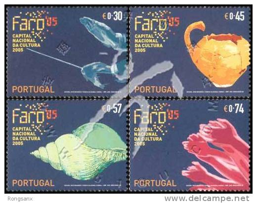 2005 PORTUGAL Faro National Cultural Capital 4v - Unused Stamps