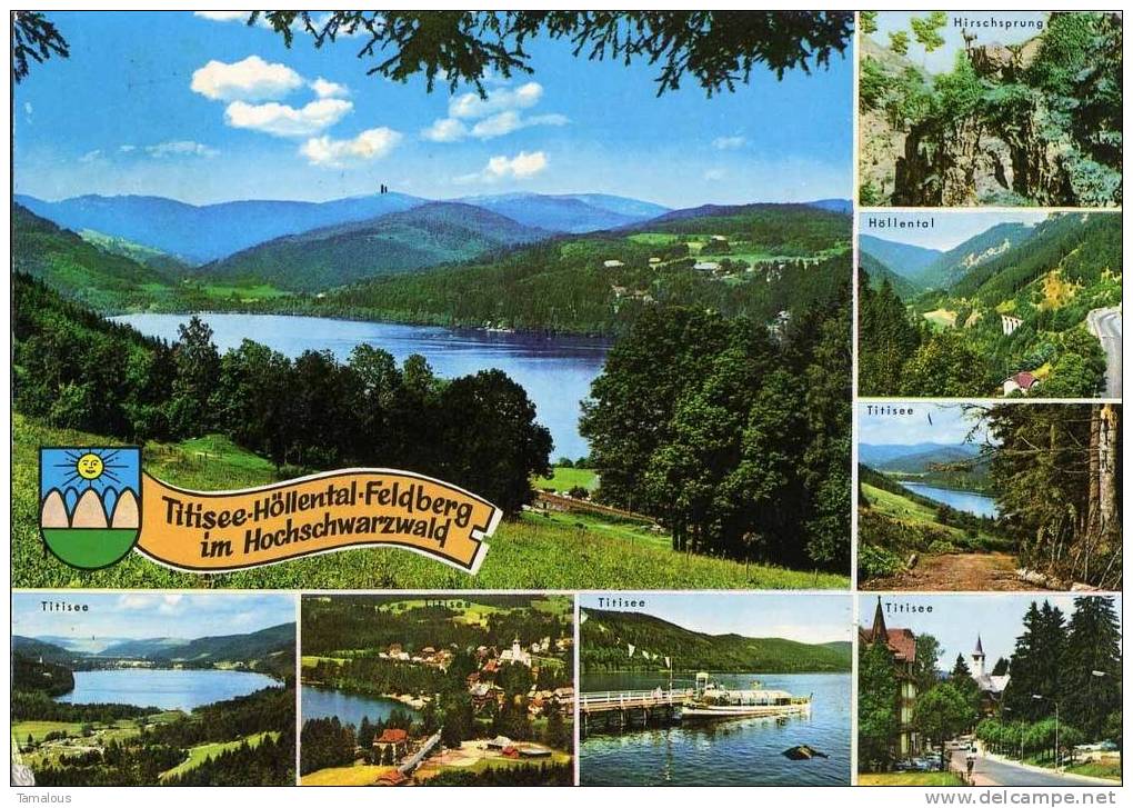 ALLEMAGNE - TITISEE HÖLLENTAL FELDBERG Im Hochschwarzwald - LAC De TITISEE - FORET NOIRE - - Höllental