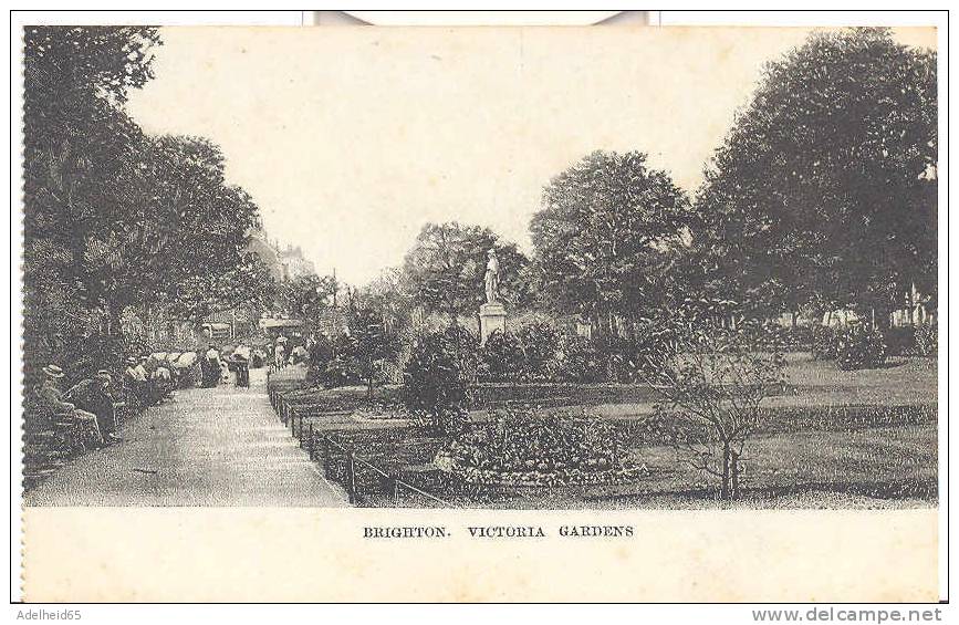 Brighton Victoria Gardens, Nice Animation C 1905 - Brighton