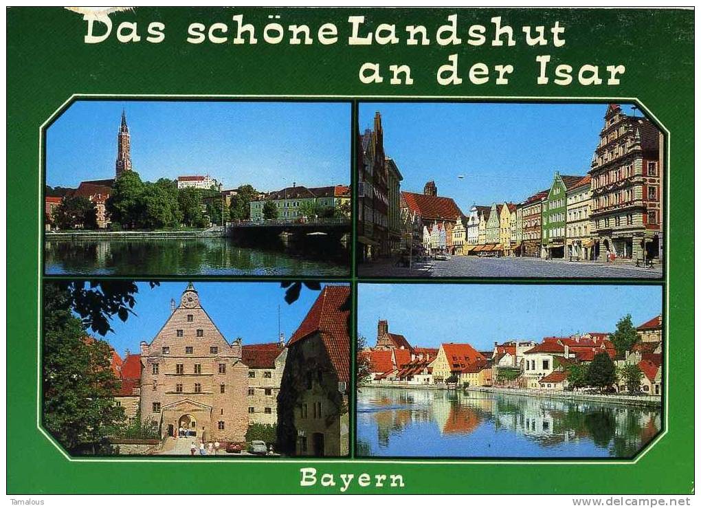 ALLEMAGNE - BAVIERE -Bayern - Das Schöne LANDSHUT An Der ISAR - - Landshut