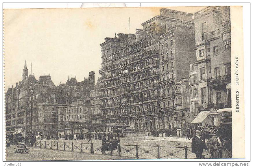 Brighton King's Road   (with Grand Hotel) C 1905 - Brighton