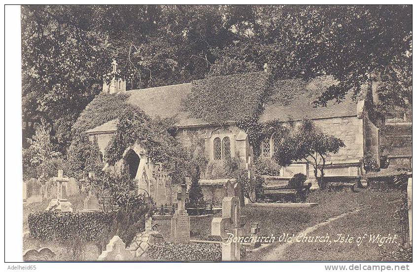 Bonchurch Old Church Isle Of Wight MINT 1910 Briddon's Library, Ventnor - Ventnor