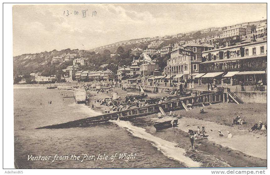 Ventnor From The Pier Isle Of Wight NEAR MINT 1910 Frith, Small Stamp Knight´s Library, Ventnor - Ventnor