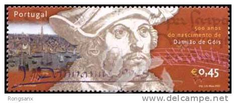 2002 PORTUGAL Damiao De Gois 1v - Unused Stamps