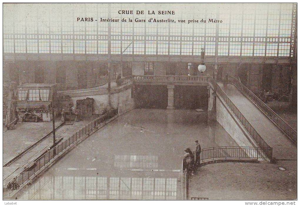 Paris  Gare D'austerlitz  Innondée - District 13