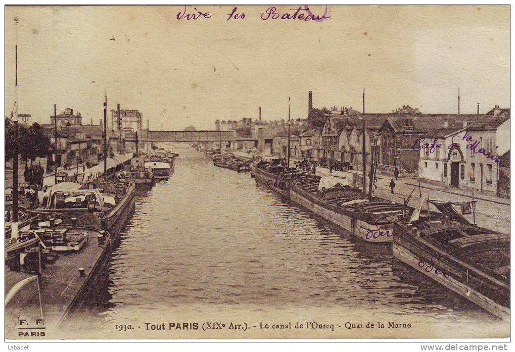 Paris  Tout Paris Canal De L'ourcq - Distretto: 19