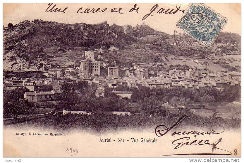 Cpa- Auriol - Vue Générale - Auriol