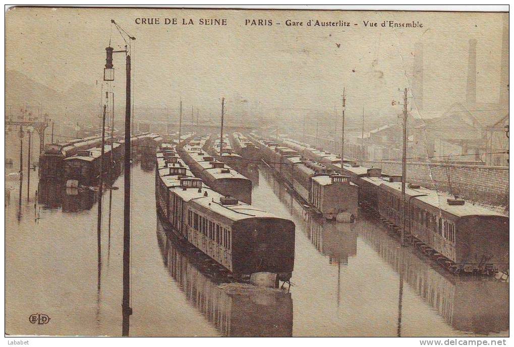 Paris Gare D'austerlitz Inondée - Arrondissement: 13