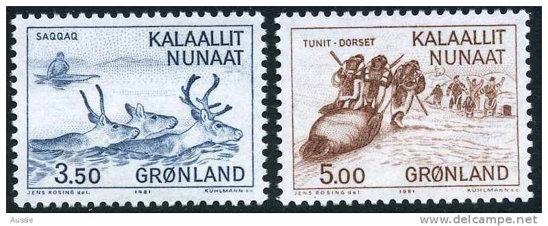 Groenland Grönland 1981 Yvertn° 119-20 *** MNH Cote 4 Euro - Unused Stamps