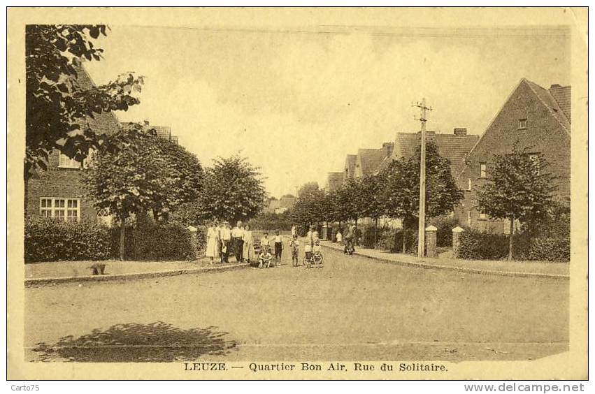 Belgique - Leuze - Rue Du Solitaire Quartier Bon Air - Leuze-en-Hainaut