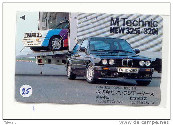 TELEFONKARTE JAPAN  BMW (25)  *   Voiture - Car - Auto - Automobile - Telecarte  Phonecard - Coches