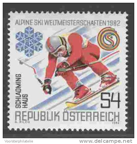 ÖSTERREICH AUSTRIA 1982 ANK 1726 WM SPORT SCHIFAHREN - Skisport