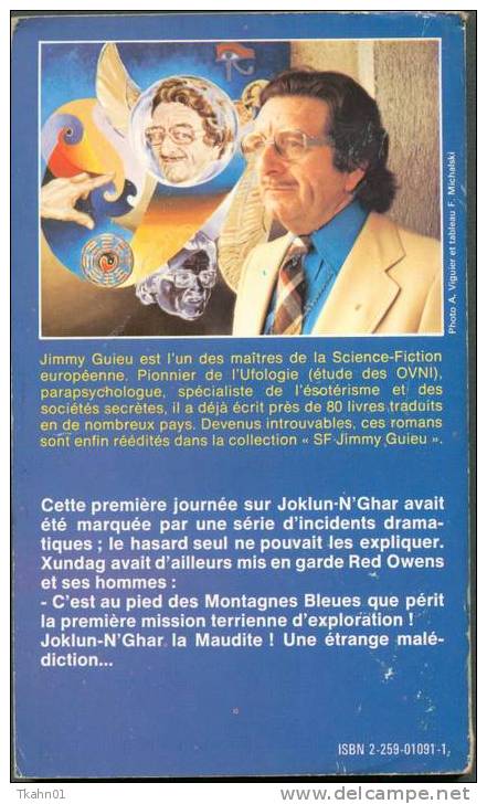 JIMMY-GUIEU  S-F N° 35  " JOKLUN-N´ GHAR LA MAUDITE  "  PLON DE 1983 - Plon