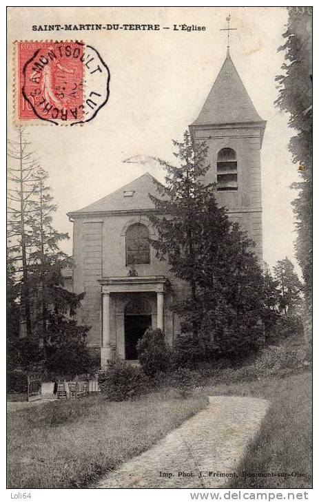 /95/ SAINT MARTIN DU TERTRE  L EGLISE - Saint-Martin-du-Tertre