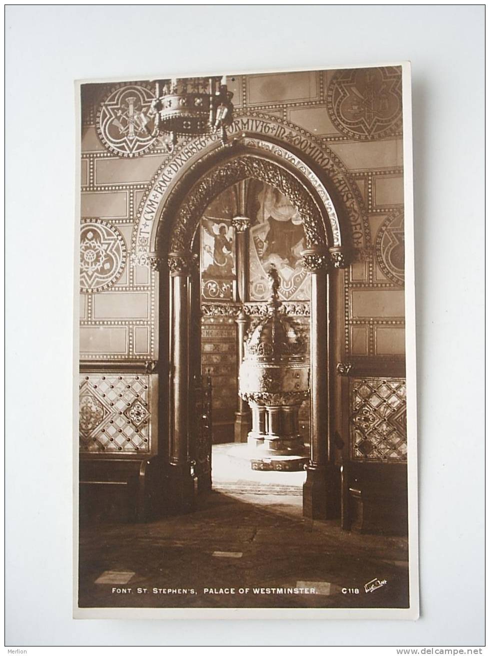 Font. St. Stephen's -Palace Of Westminster - London   -  Cca 1920´s   VF   D47938 - Westminster Abbey