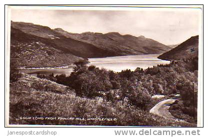 LOCH LONG From FINNART HILL WHISTLEFIELD - REAL PHOTO - Argyllshire - SCOTLAND - Argyllshire