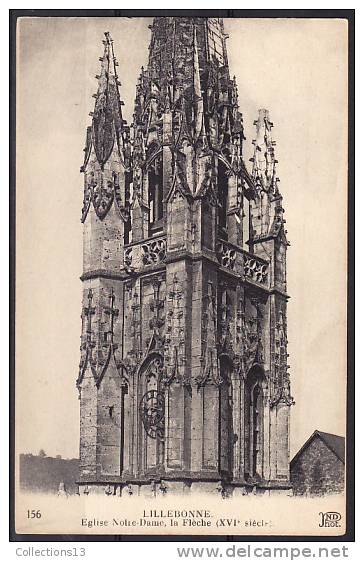 SEINE MARITIME - Lillebonne - Eglise Notre Dame, La Flèche - Lillebonne