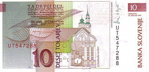 SLOVENIE  10 Tolarjev Daté Du 15-01-1992   Pick 11   ****BILLET  NEUF**** - Slovenia