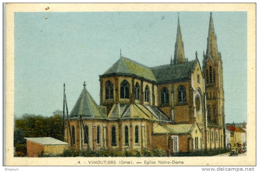 61 - CPA Vimoutiers - Eglise Notre-Dame - Vimoutiers