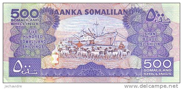 SOMALILAND   500 Shillin  Emission De 2008     ***** BILLET  NEUF ***** - Somalia