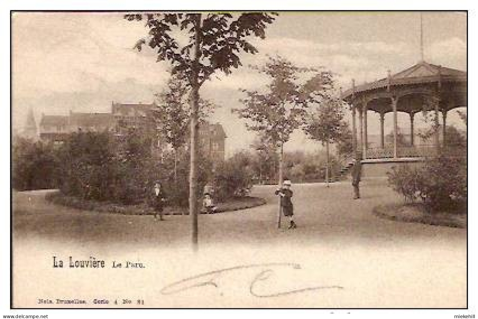 LA LOUVIERE-LE PARC-KIOSQUE A MUSIQUE - La Louvière