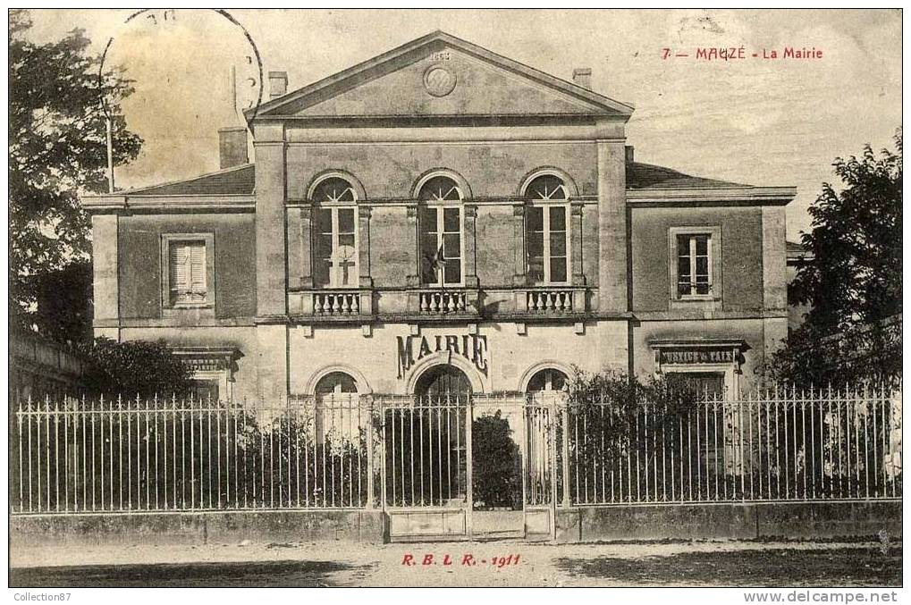 79 - DEUX SEVRES - MAUZE Sur Le MIGNON - MAUZE - MAIRIE - Mauze Sur Le Mignon