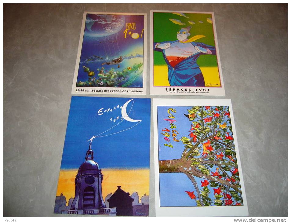 8cartes  Postales Cabanes Espace 1901 Amiens - Postcards