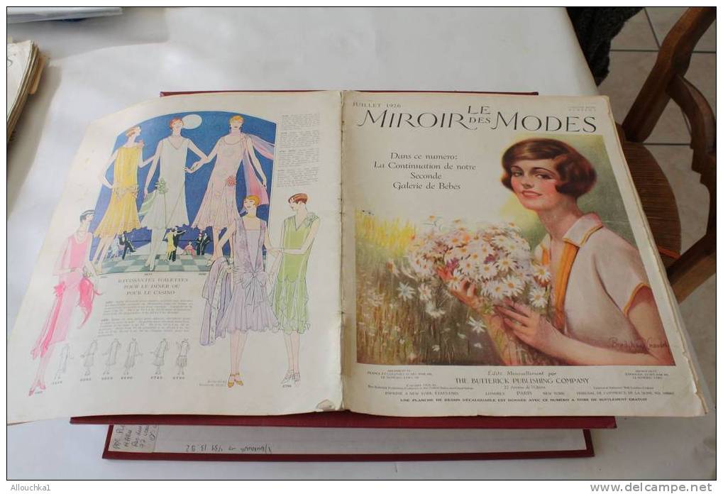 JUIL-1926-"LE MIROIR DES MODES"LA CONTINUATION EN SECONDE-GALERIE DE BEBES-VOIR SOMMAIRE.... - Fashion