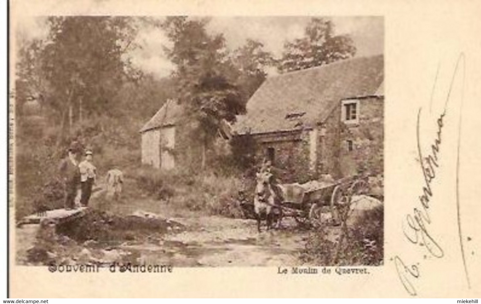 ANDENNE LE MOULIN DE QUEVRET-attelage Nels Série 7 N°46 - Andenne