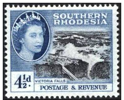 Southern Rhodesia SG83, 4.5d Black And Deep Bright Blue. Check Condition Report - Zimbabwe (1980-...)