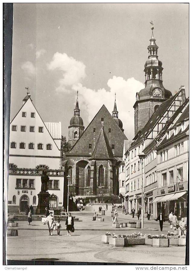 TOP!! LUTHERSTADT EISLEBEN * MARKTPLATZ MIT LUTHERDENKMAL * ZU DDR ZEIT *!! - Lutherstadt Eisleben