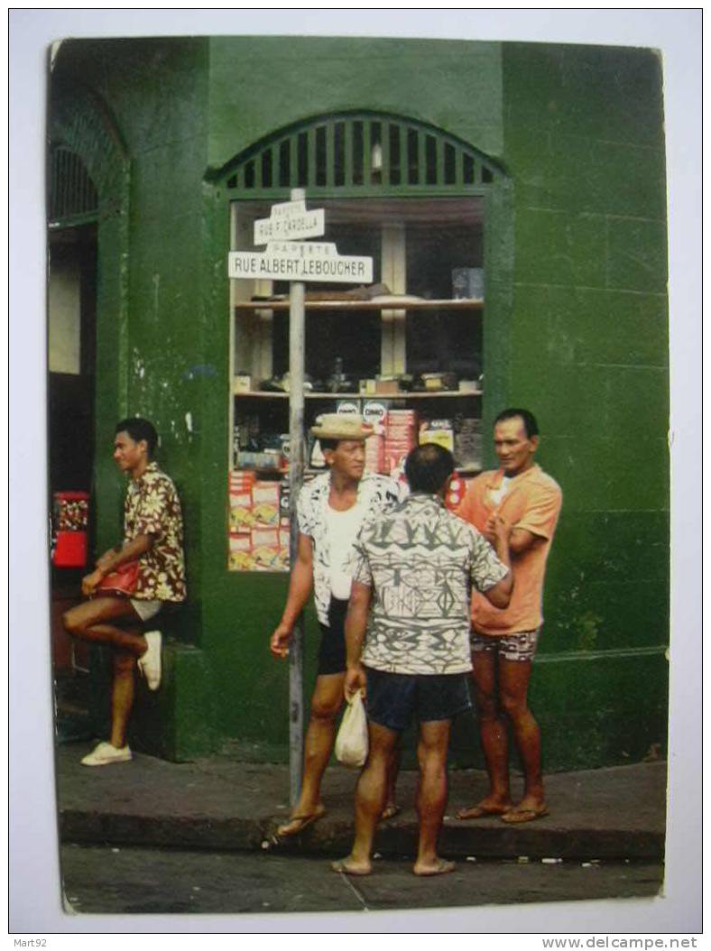 TAHITI AUTOUR DU MARCHE RUE LEBOUCHER - Polynésie Française